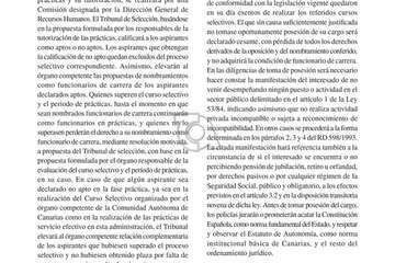 Bases del proceso selectivo para cubrir 33 plazas de la Policía Local de Telde/TA.
